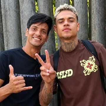 Romero Silva e Mc Cabelinho na Globo