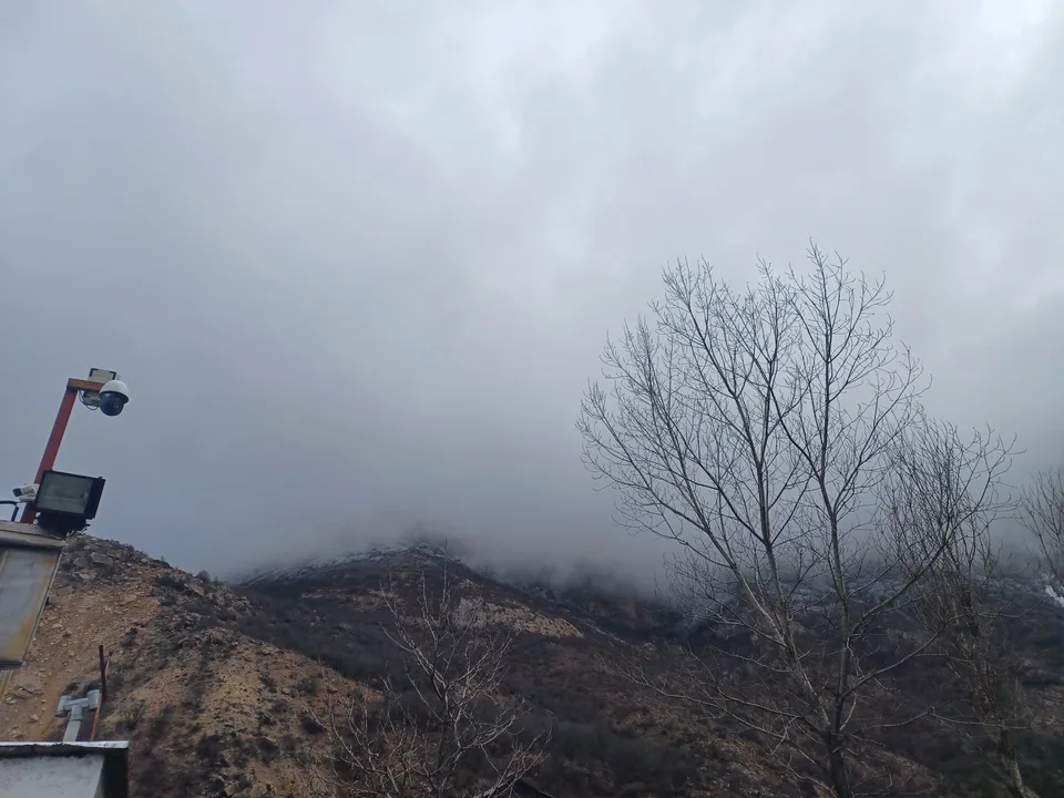 Foggy mountain