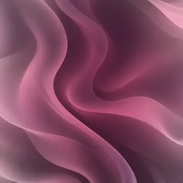 Abstract digital artwork featuring flowing ribbons of mauve and magenta in soft gradients